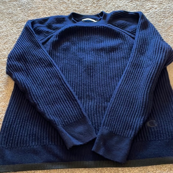 Coach Men’s 100% Wool Ribbed Sweater - Picture 2 of 14